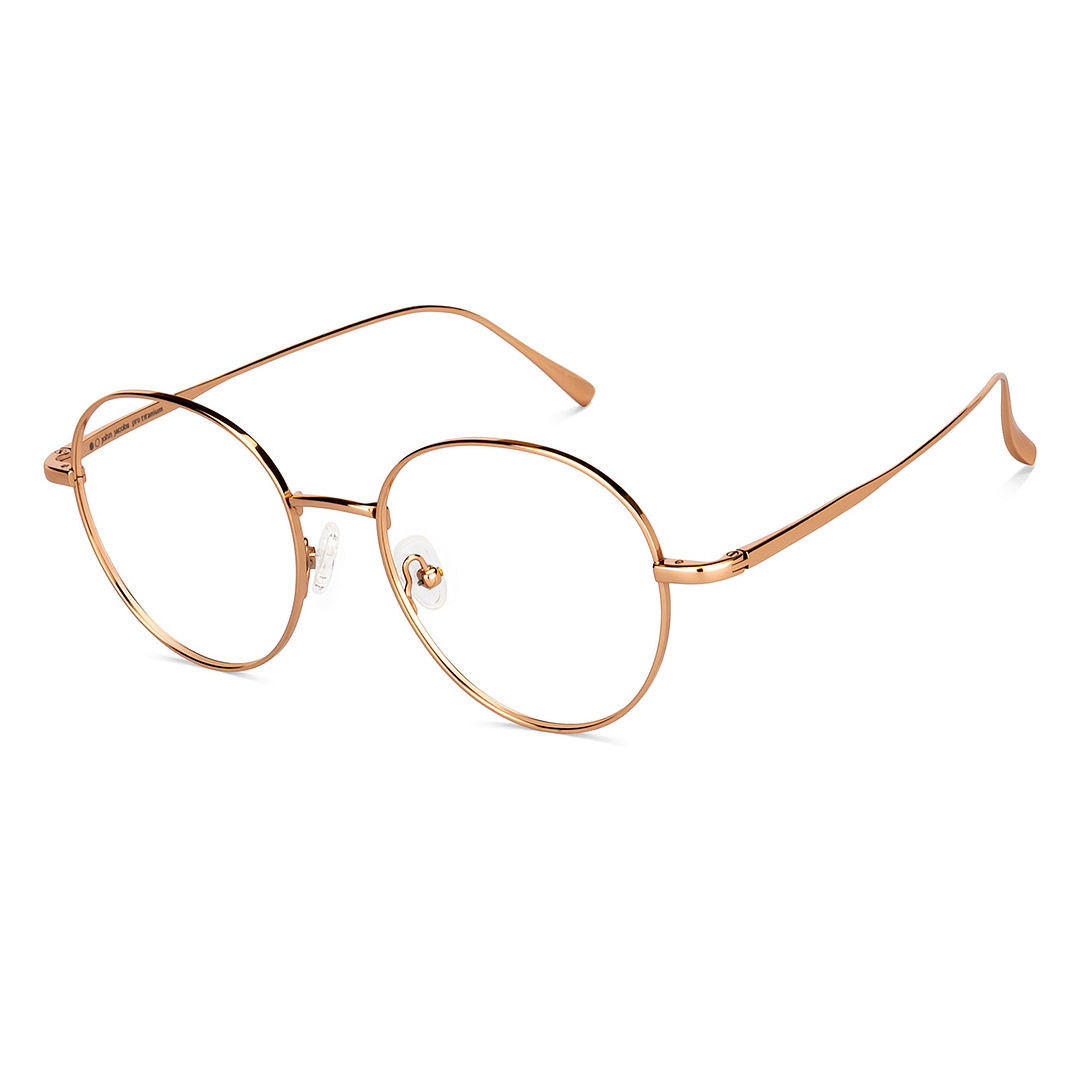 John Jacobs Online Gold Full Rim Round right side