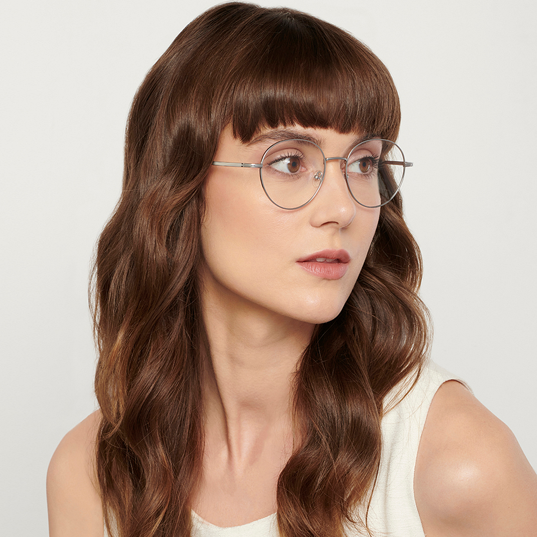 John Jacobs Silver Full Rim Round right side