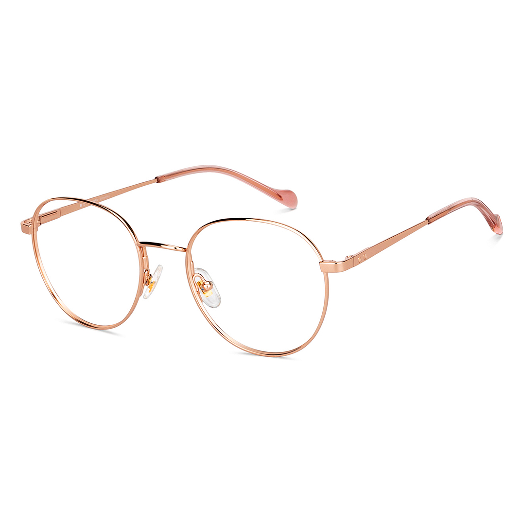 John Jacobs Online Gold Full Rim Round right side