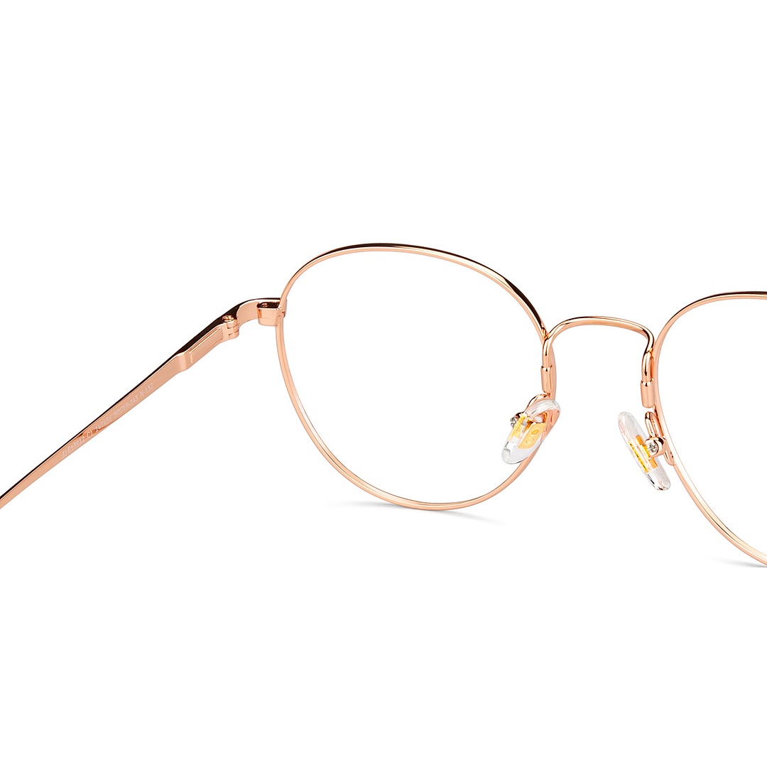 John Jacobs Online Gold Full Rim Round right side