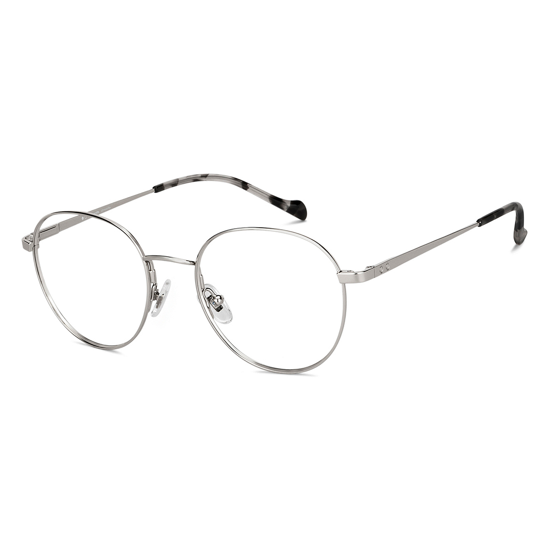 John Jacobs Online Silver Full Rim Round right side