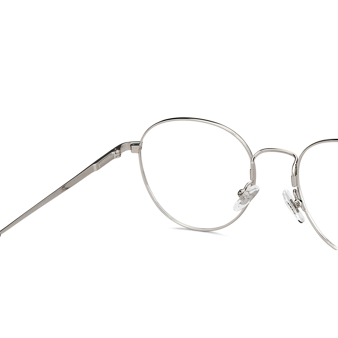 John Jacobs Online Silver Full Rim Round right side