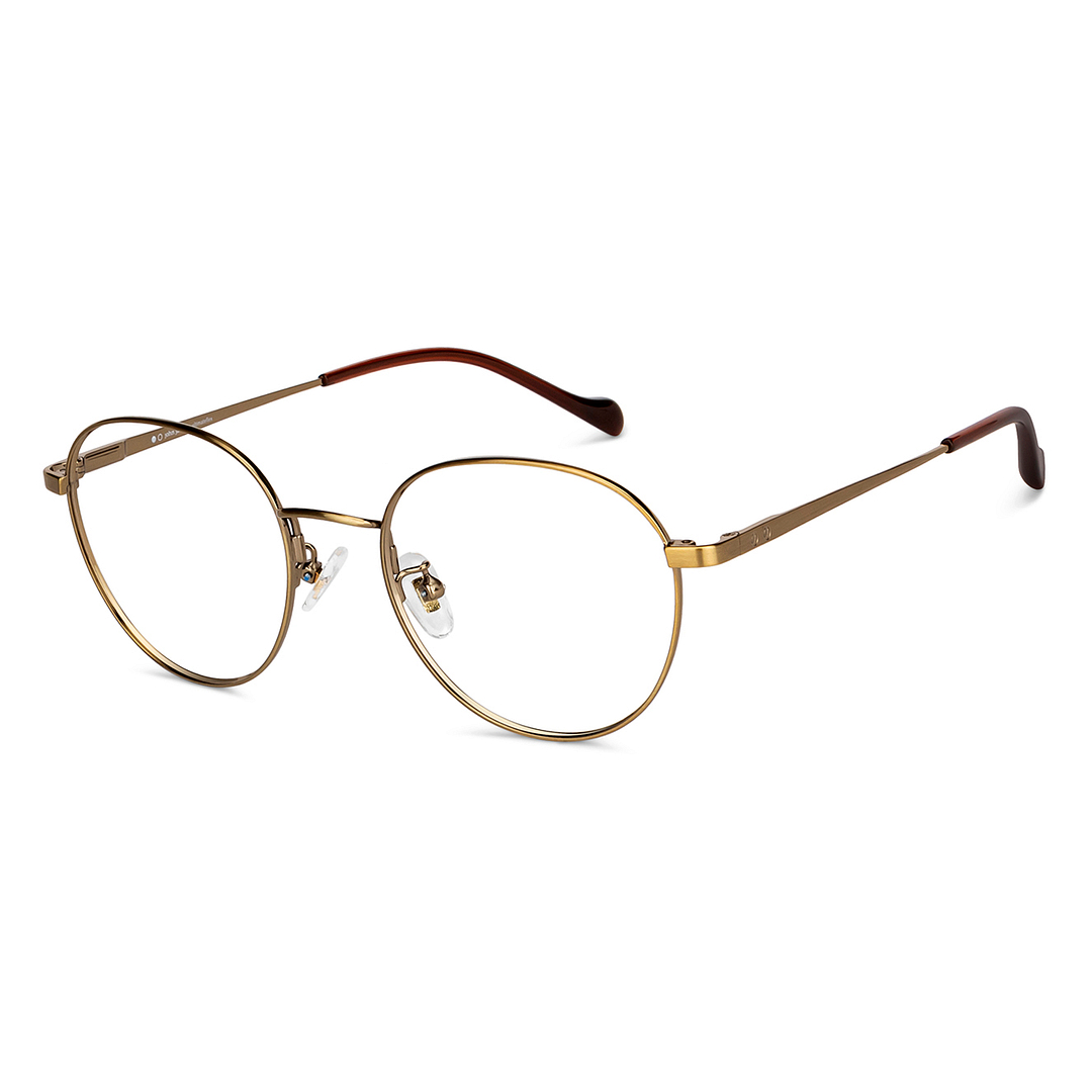 John Jacobs Gold Full Rim Round right side