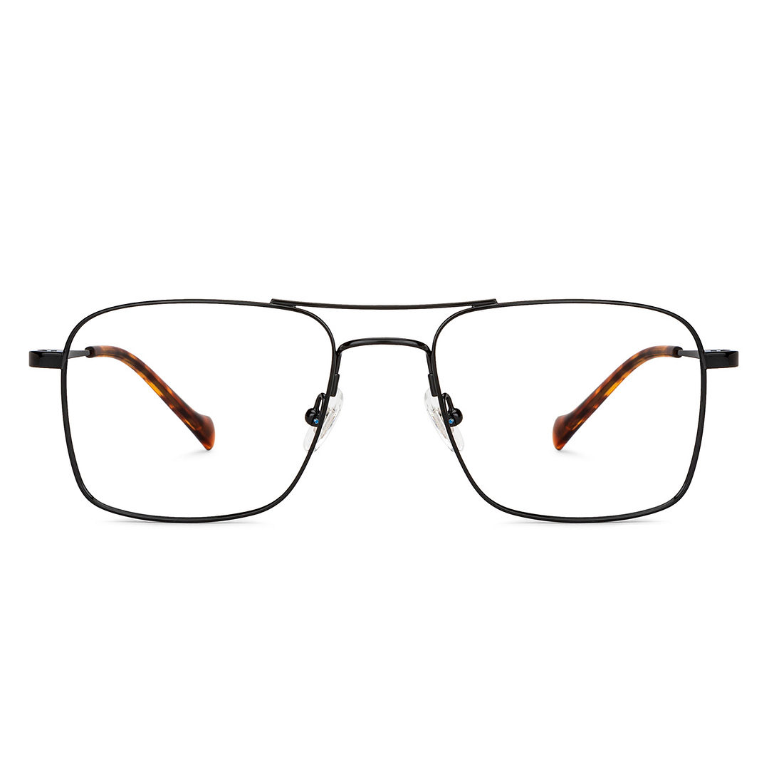 John Jacobs Online Black Full Rim Square left side