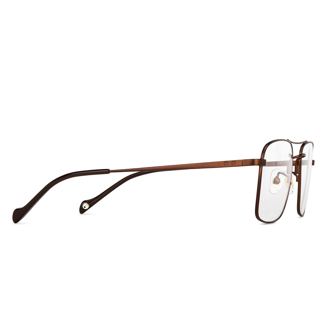 John Jacobs Online Light Brown Full Rim Square left side