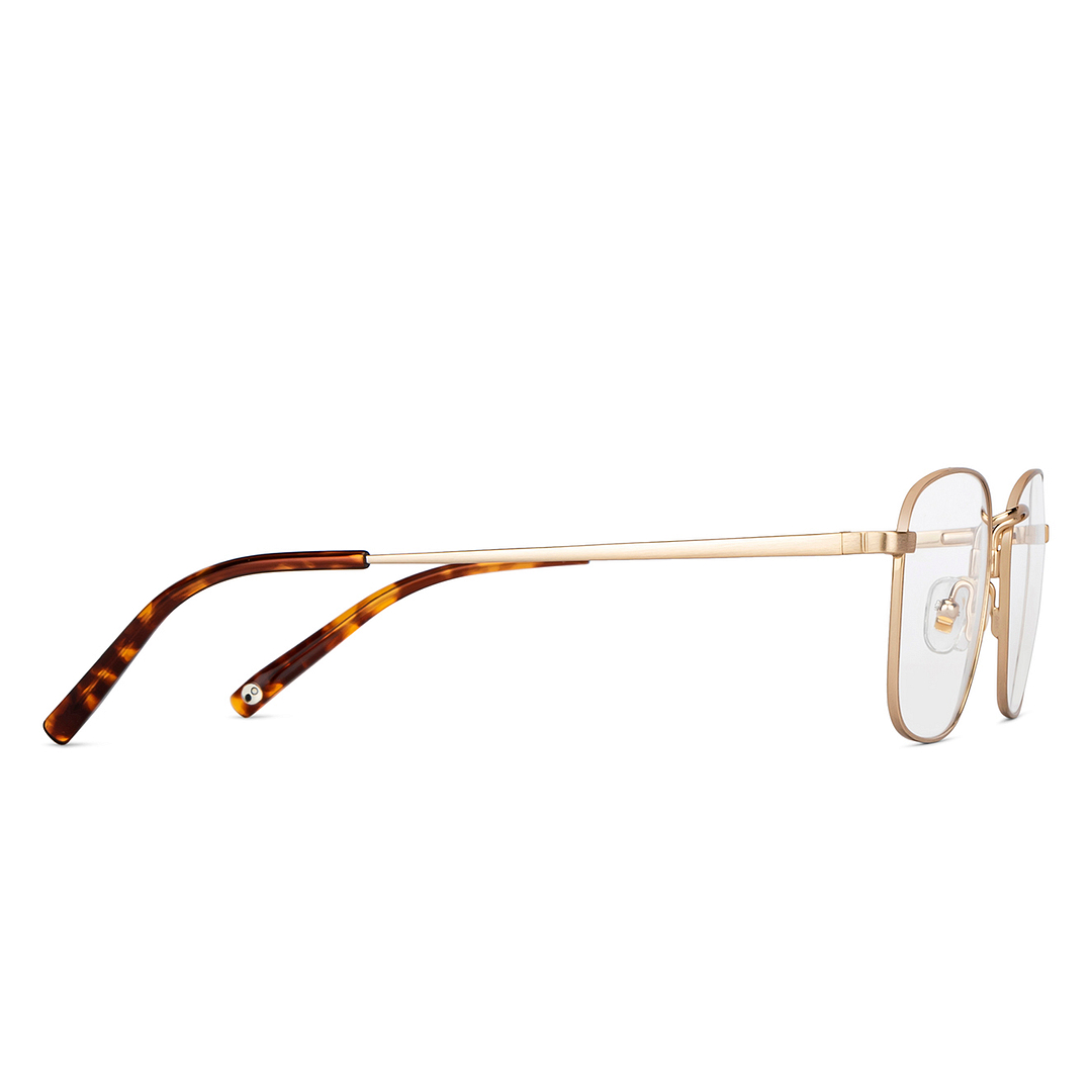 John Jacobs Online Gold Full Rim Square left side