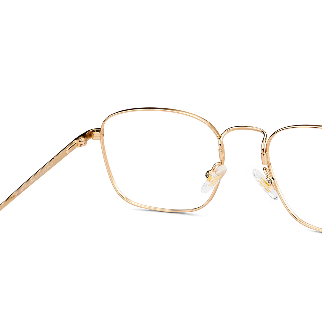 John Jacobs Online Gold Full Rim Square right side