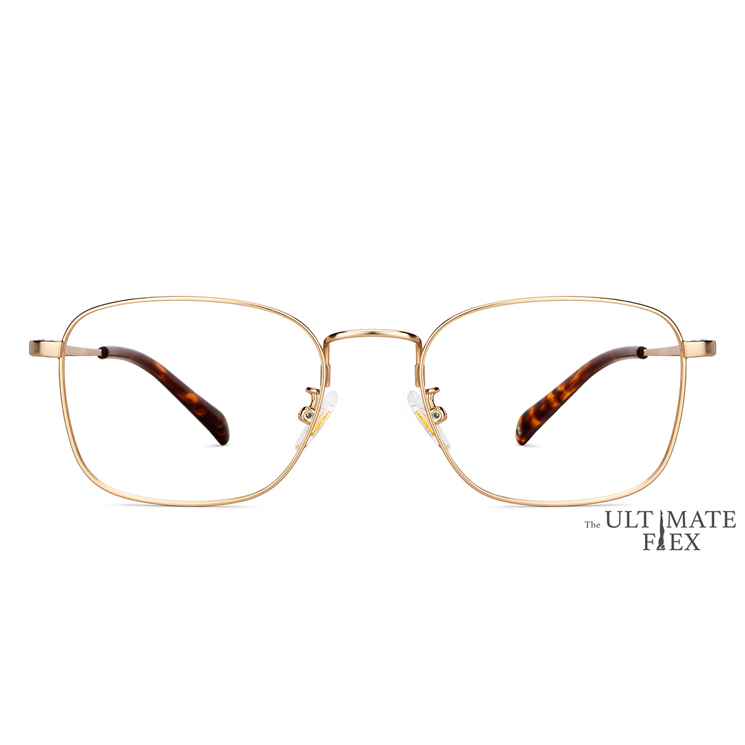 John Jacobs Online Gold Full Rim Square right side