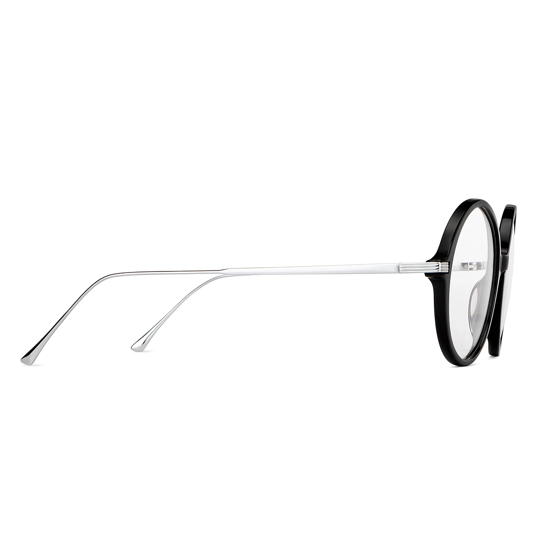 John Jacobs Online Black Full Rim Round left side