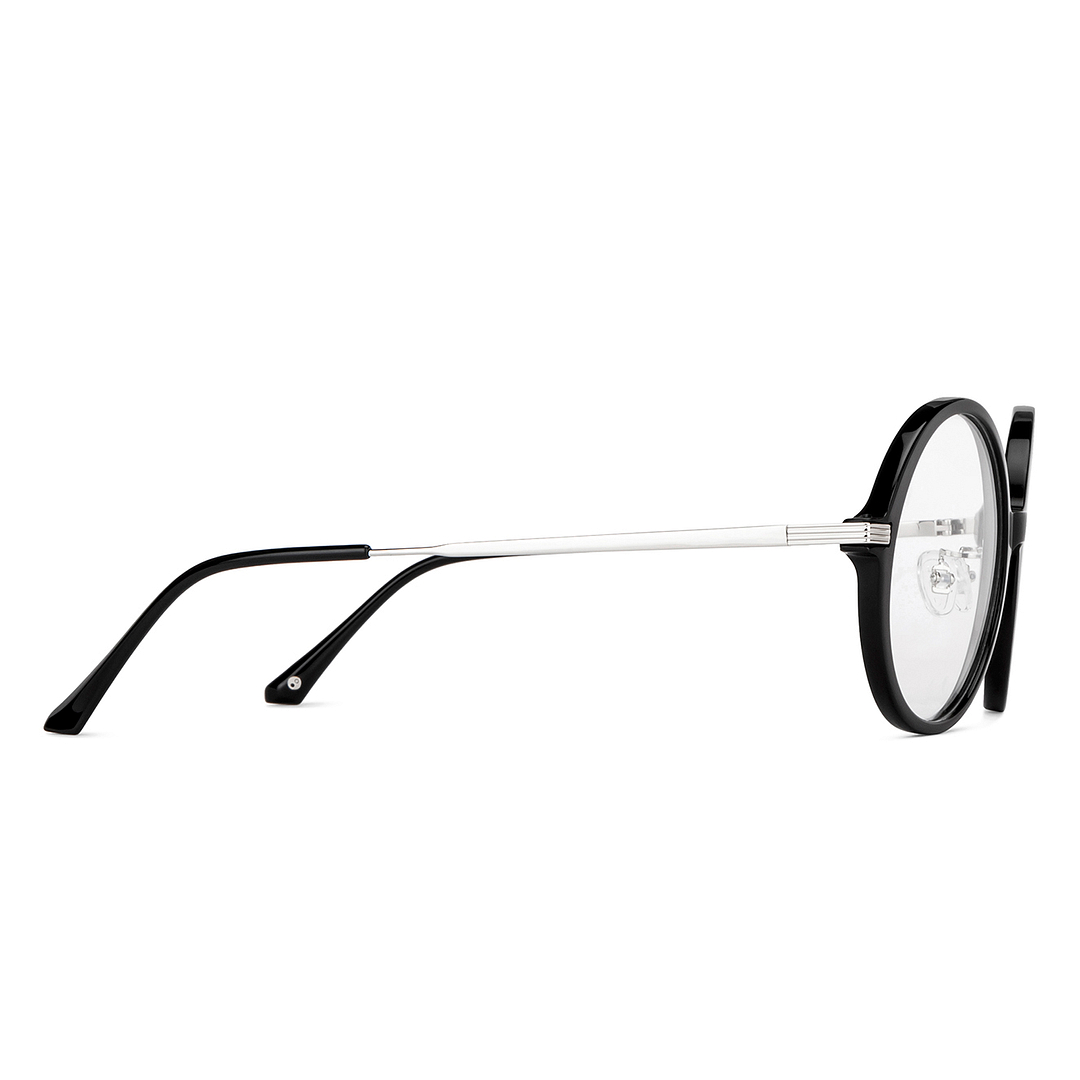 John Jacobs Online Black Full Rim Round left side