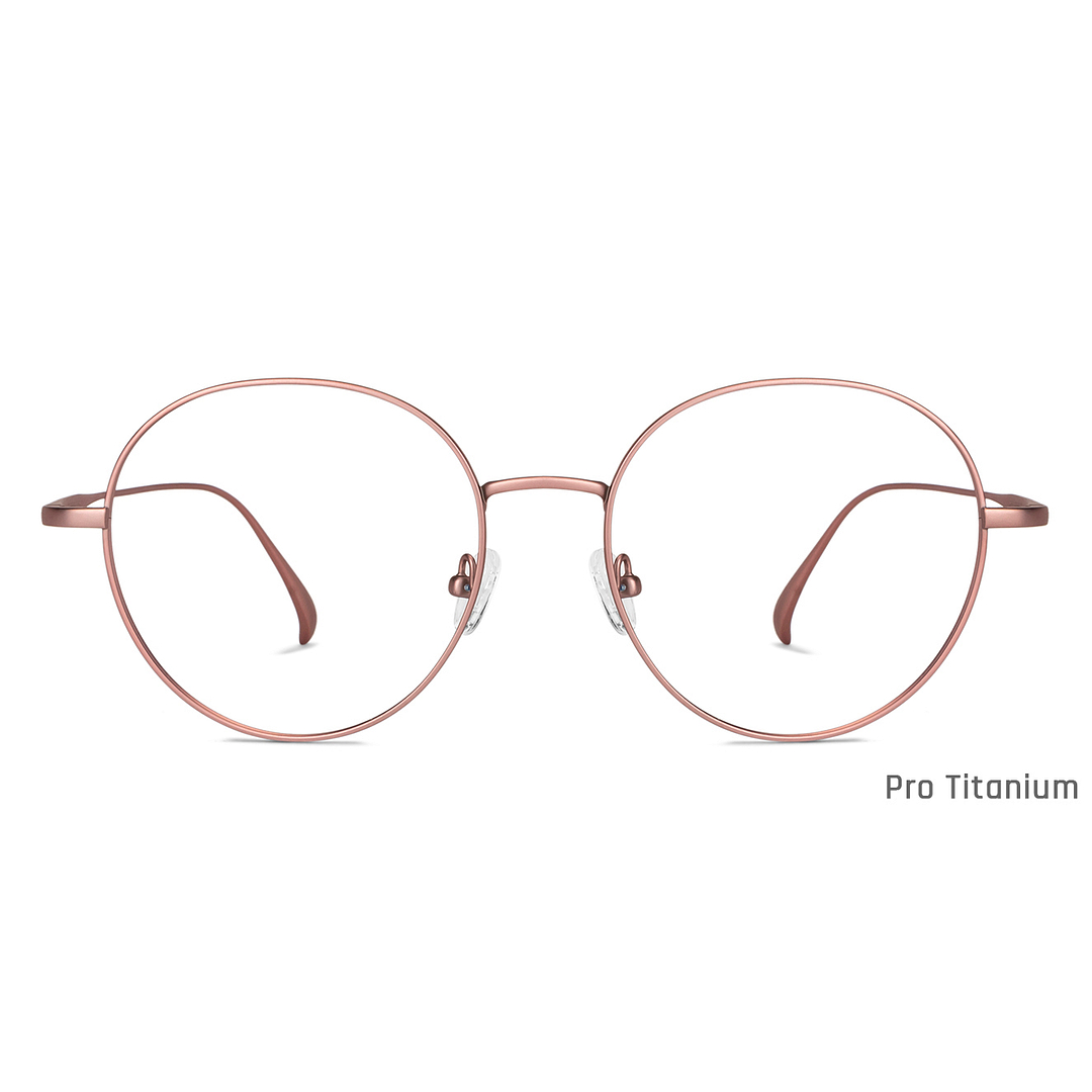 John Jacobs Online Pink Full Rim Round right side