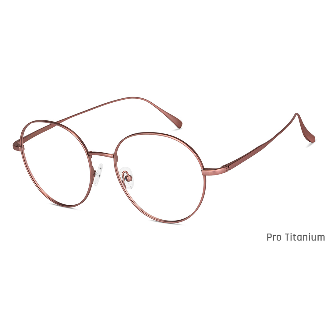 John Jacobs Online Pink Full Rim Round left side