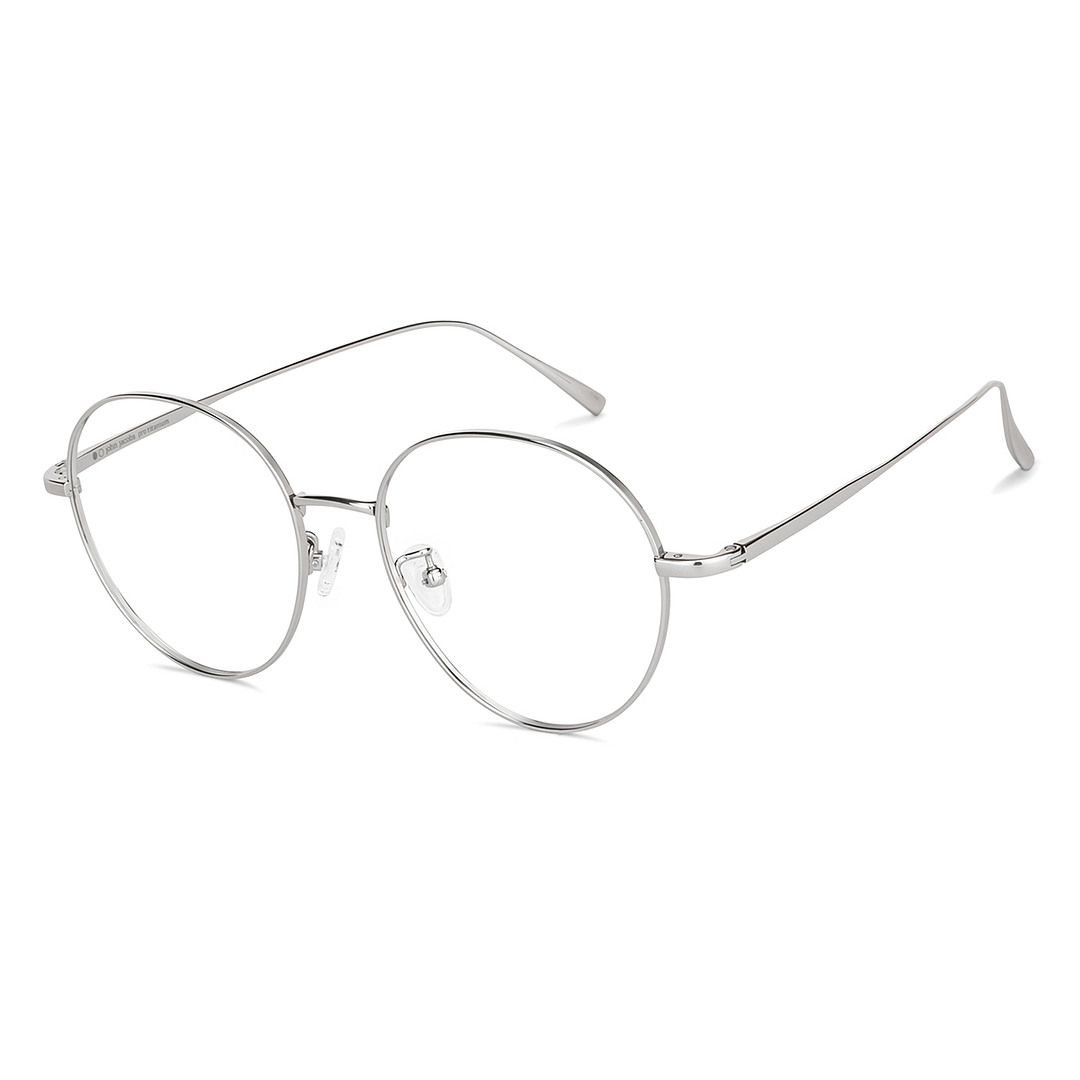 John Jacobs Online Silver Full Rim Round right side