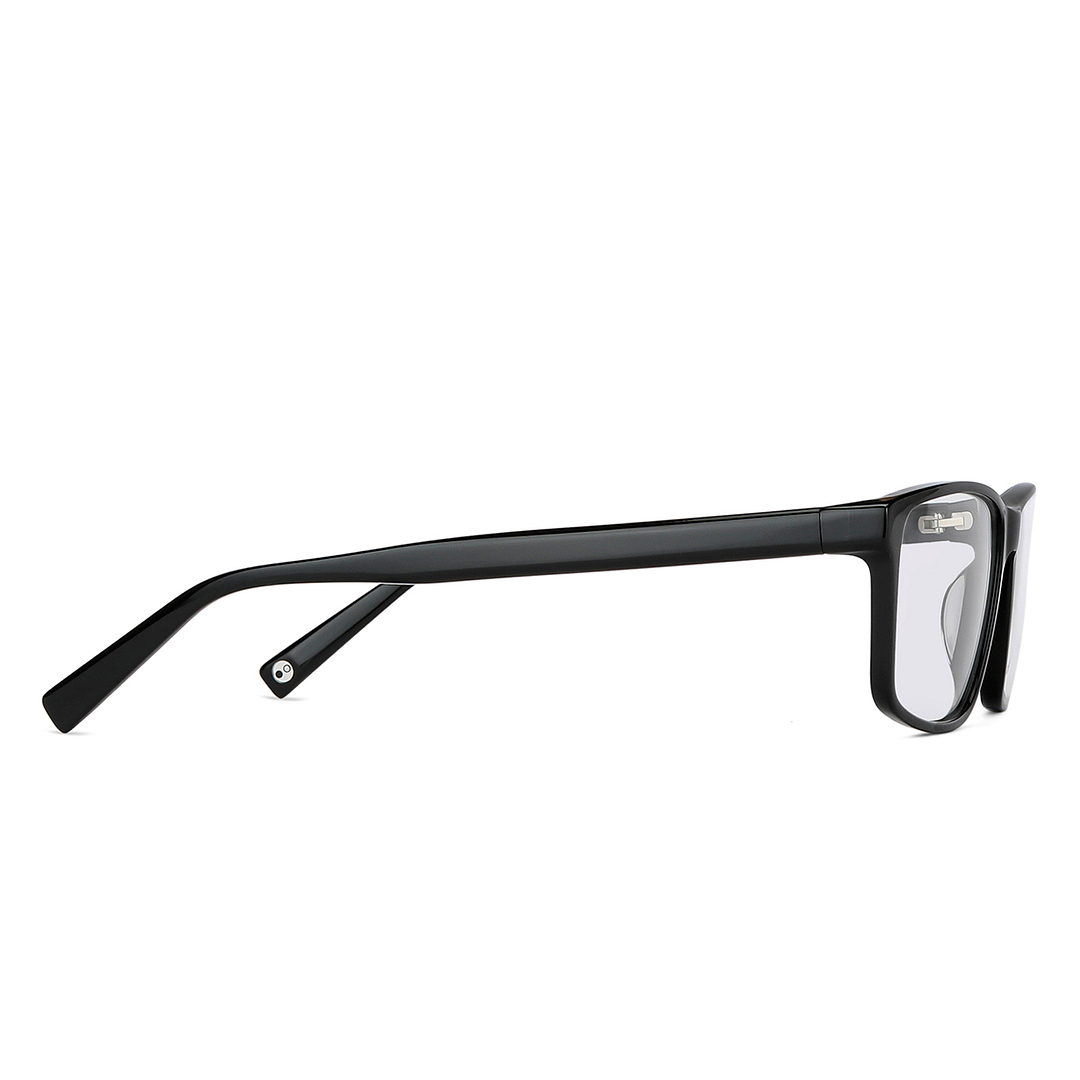 John Jacobs Online Black Full Rim Rectangle left side