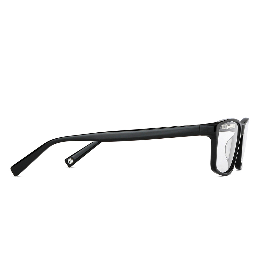 John Jacobs Online Black Full Rim Rectangle left side