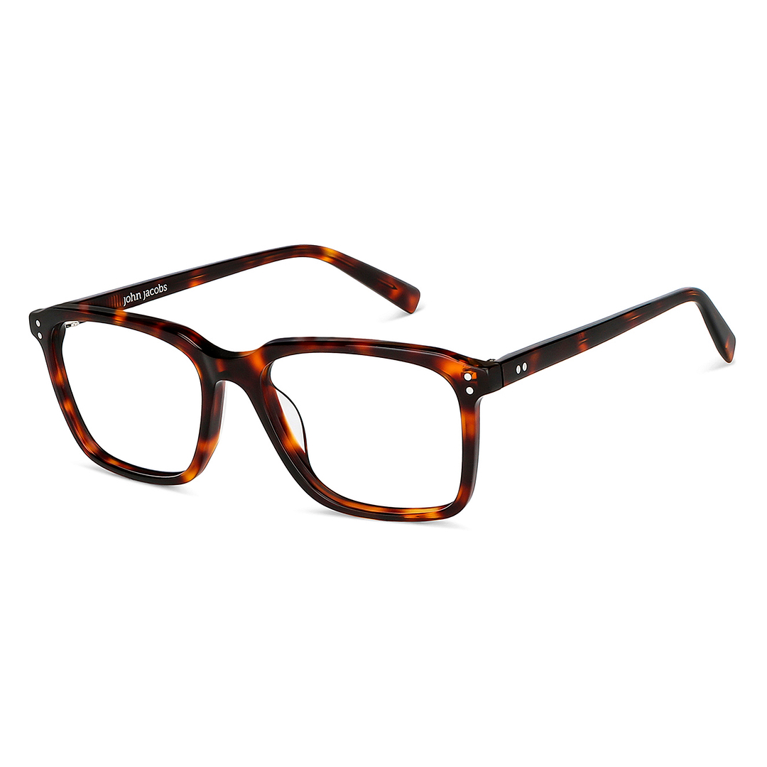 John Jacobs Online Tortoise Full Rim Square right side