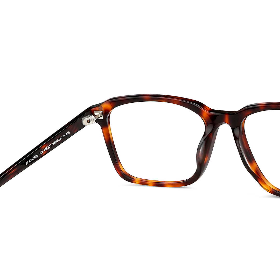 John Jacobs Online Tortoise Full Rim Square right side
