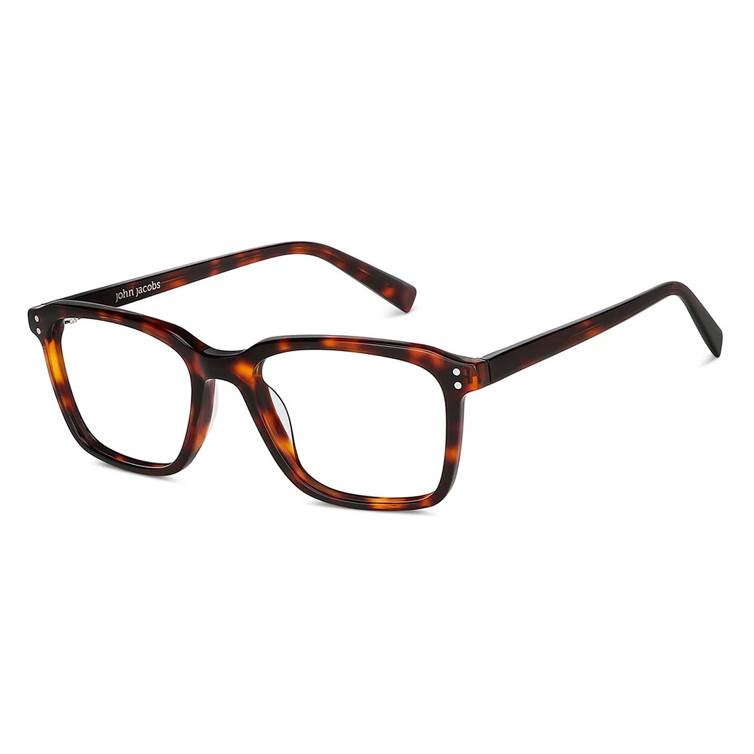 John Jacobs Online Light Brown Full Rim Square left side