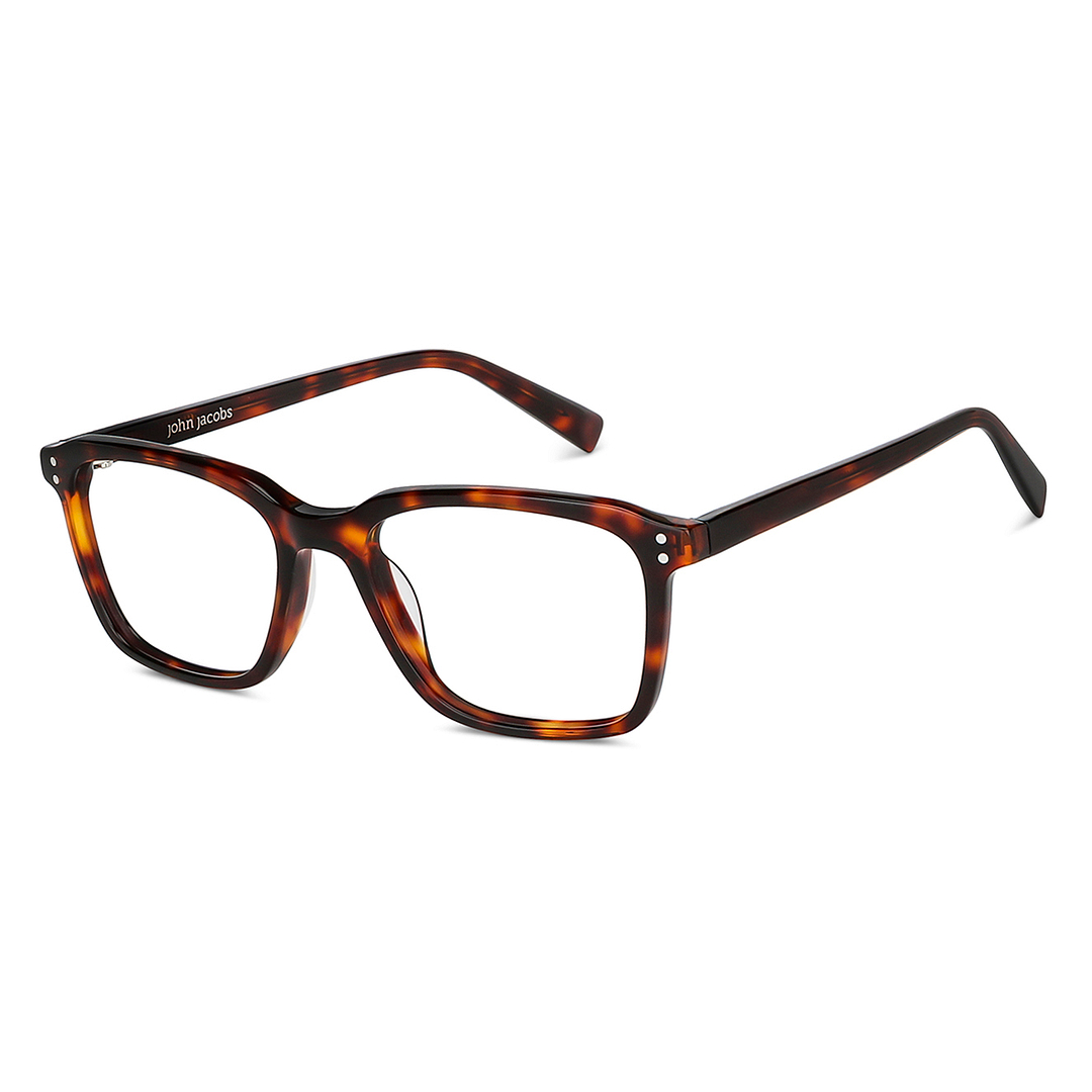 John Jacobs Online Light Brown Full Rim Square right side