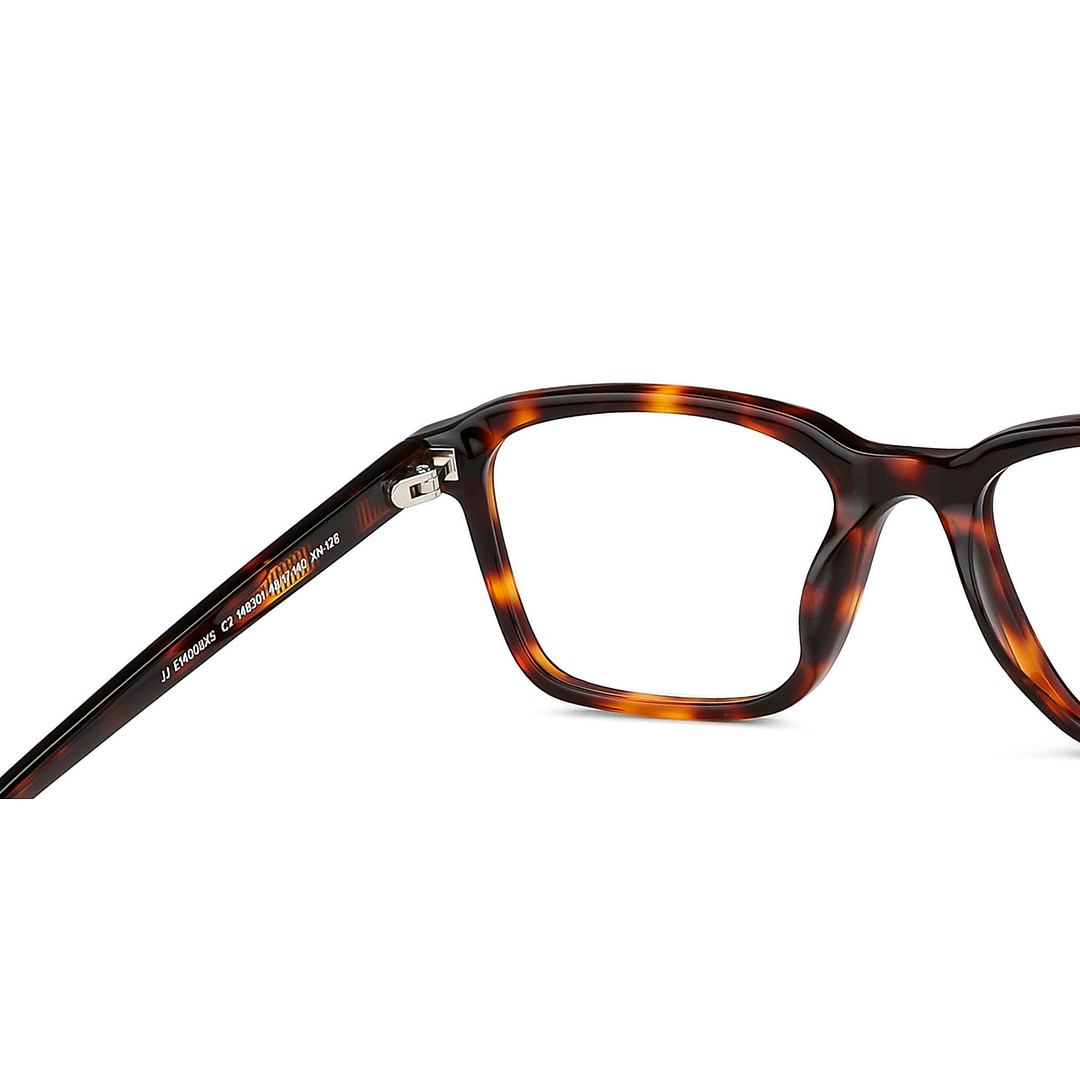 John Jacobs Online Light Brown Full Rim Rectangle right side