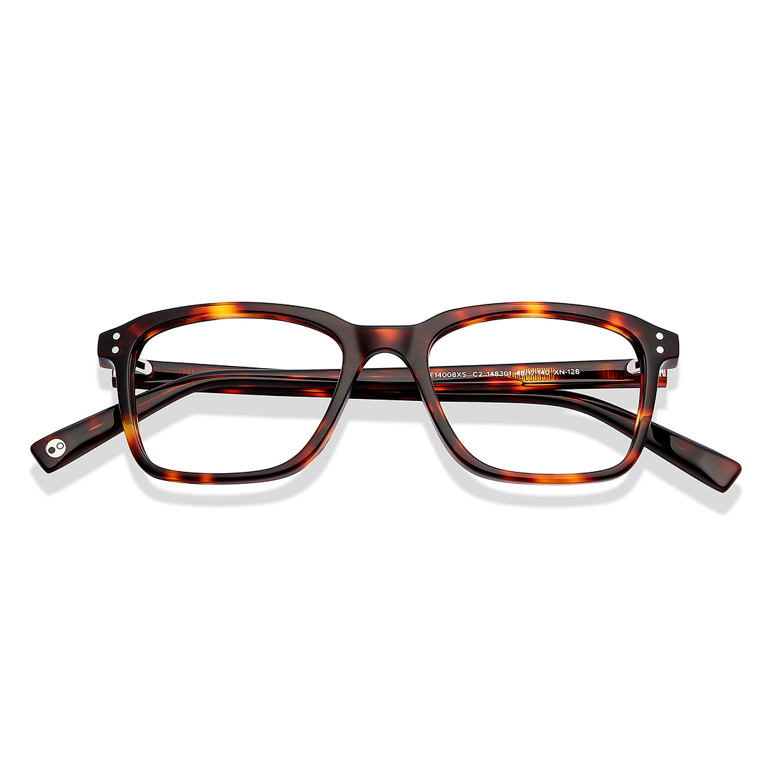 John Jacobs Online Light Brown Full Rim Rectangle left side