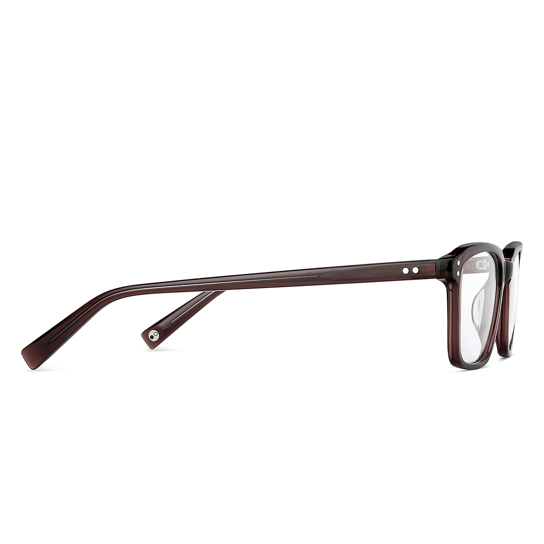 John Jacobs Online Light Brown Full Rim Rectangle left side