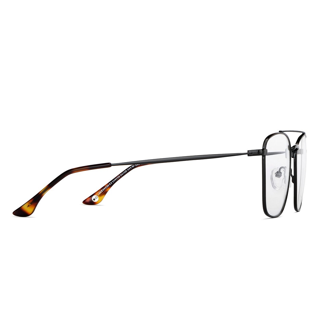John Jacobs Black Full Rim Square left side