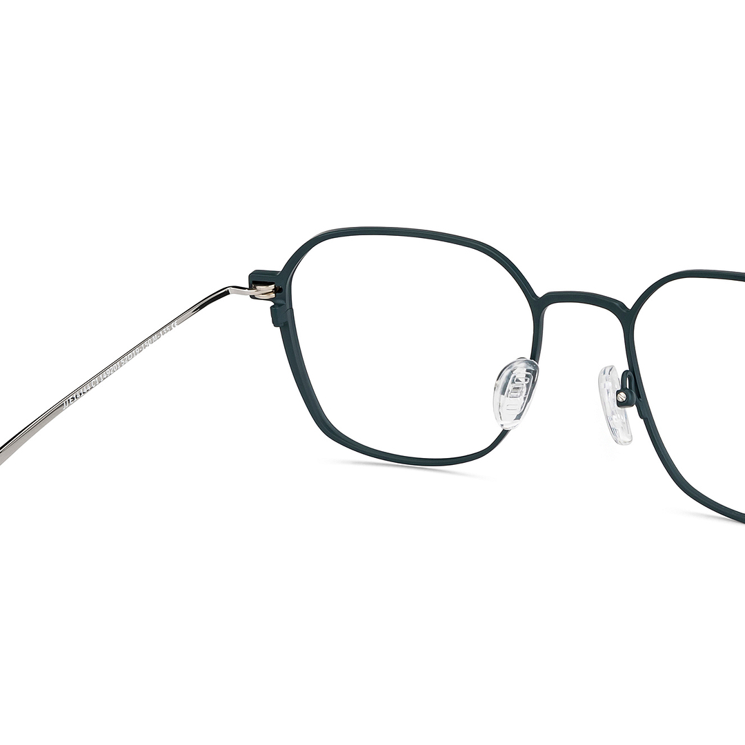 John Jacobs Green Full Rim Square right side