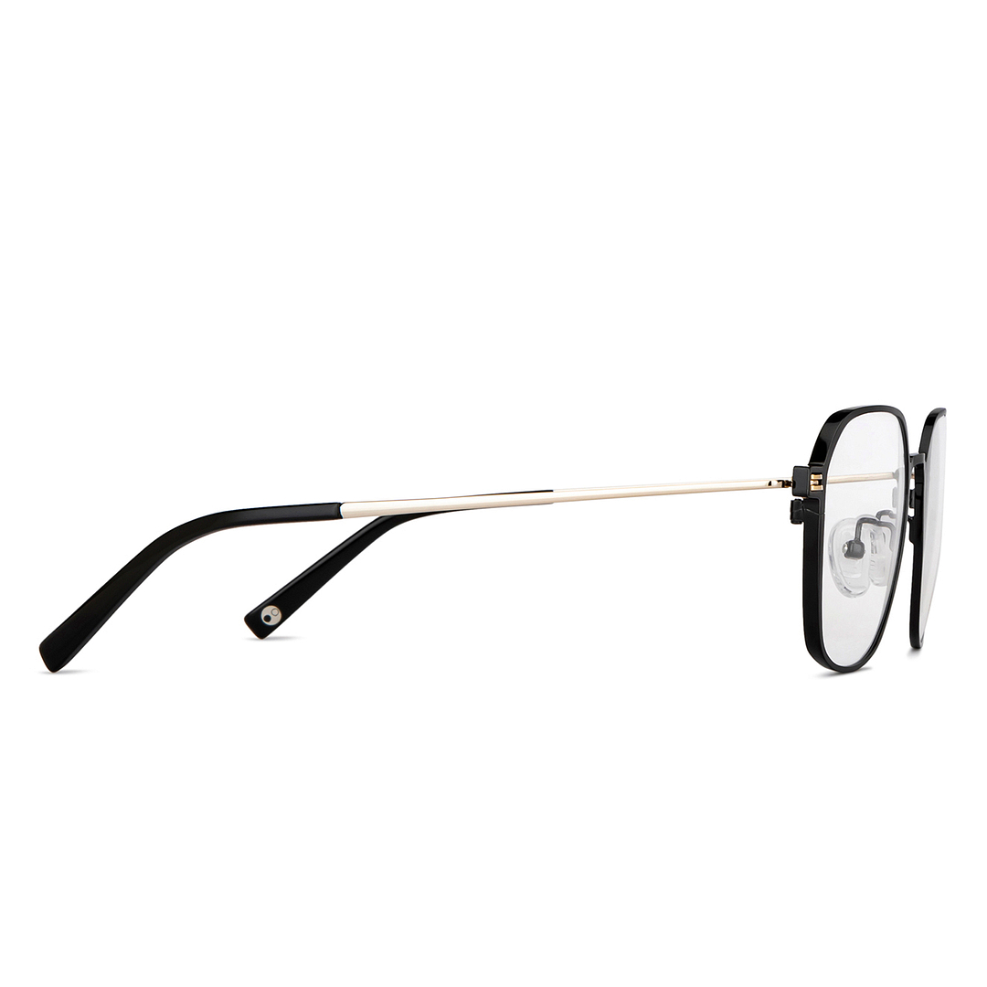 John Jacobs Online Black Full Rim Square left side