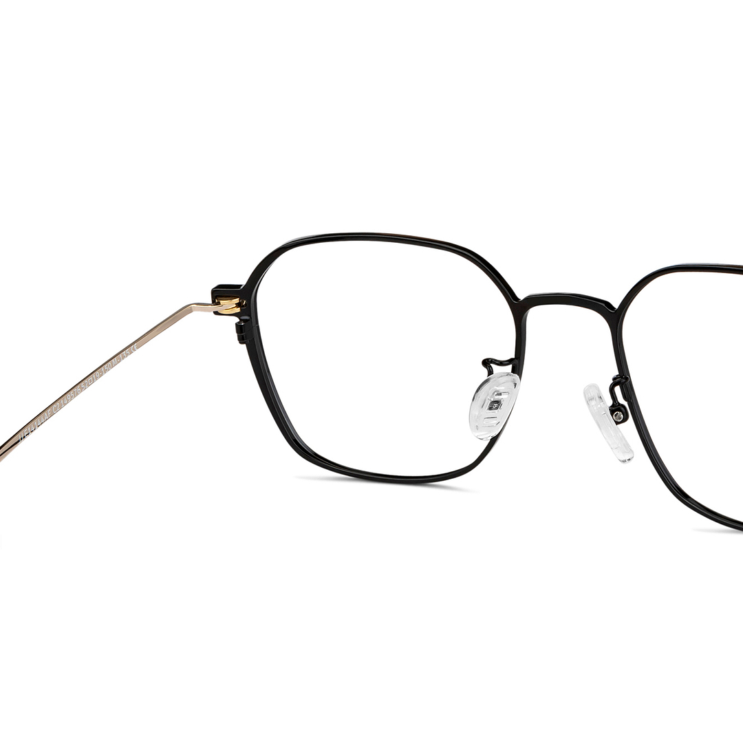 John Jacobs Online Black Full Rim Square right side