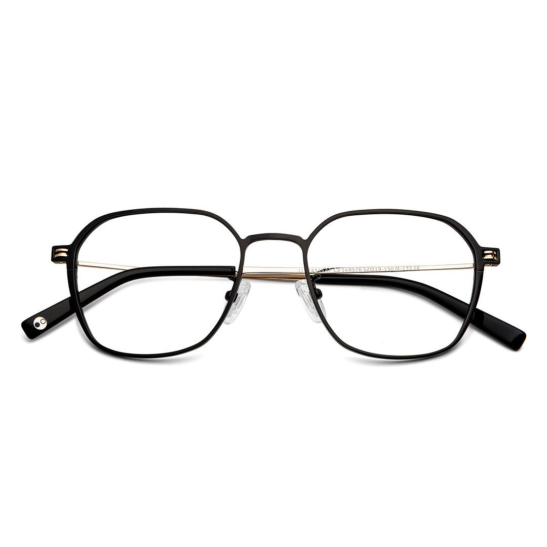 John Jacobs Online Black Full Rim Square left side