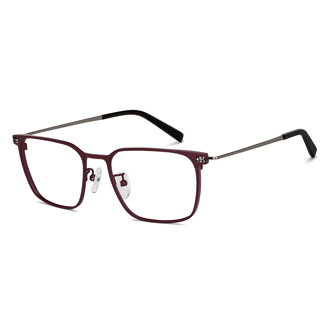 John Jacobs Online Red Full Rim Square right side