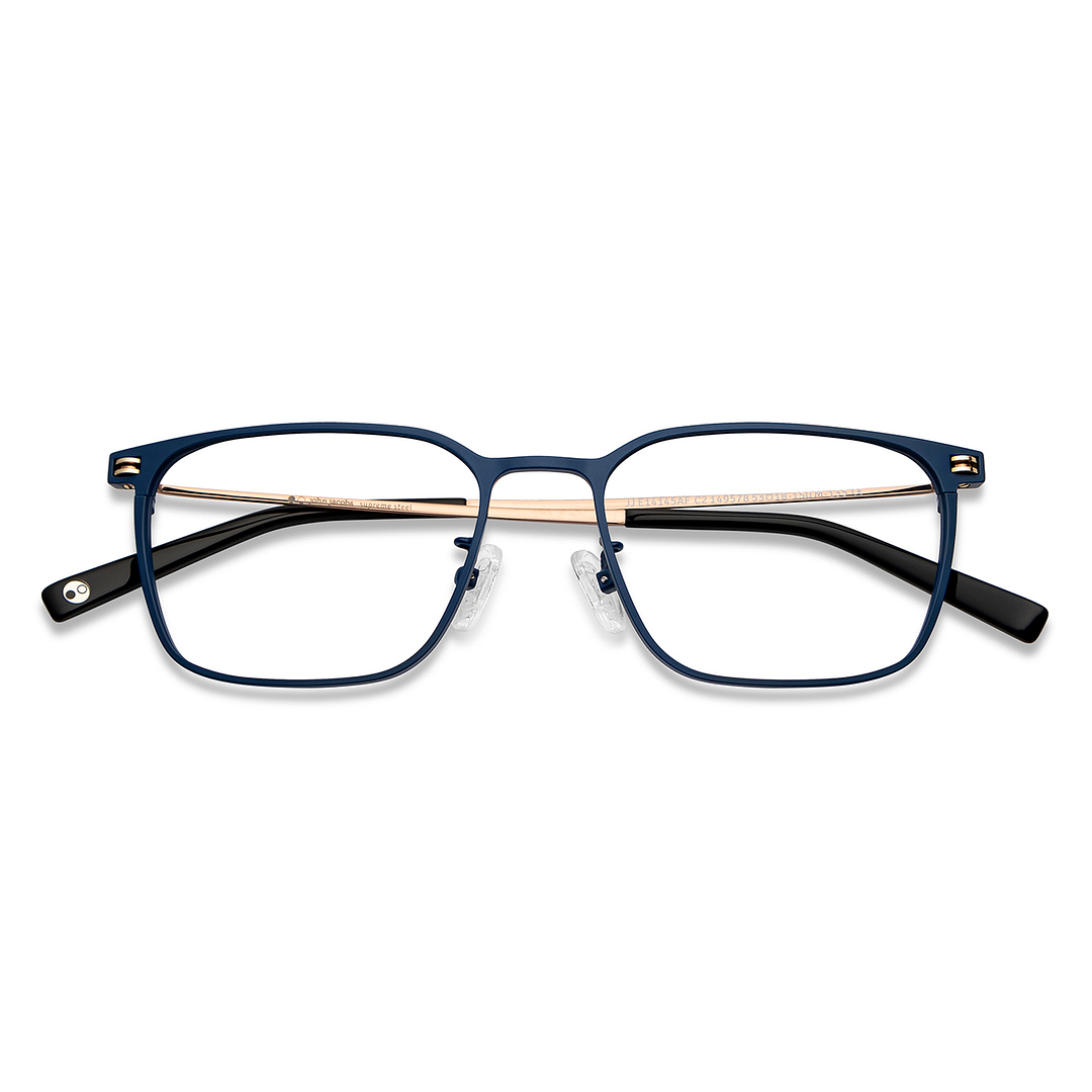 John Jacobs Online Sky Blue Full Rim Square left side