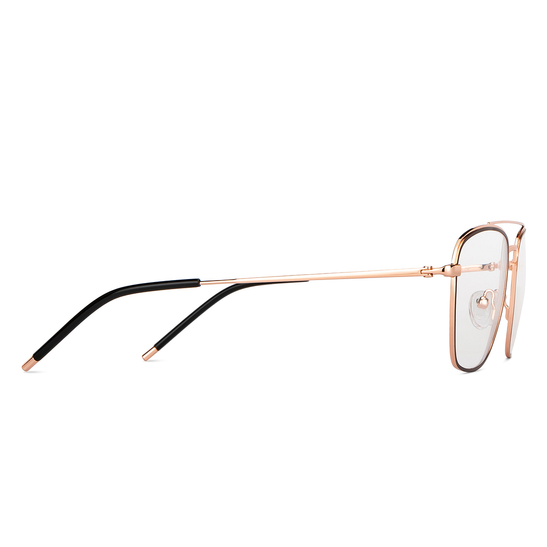 John Jacobs Light Brown Full Rim Square left side