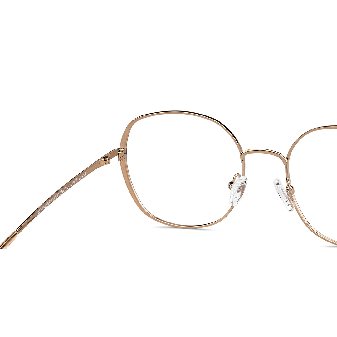 John Jacobs Online Light Brown Full Rim Round left side
