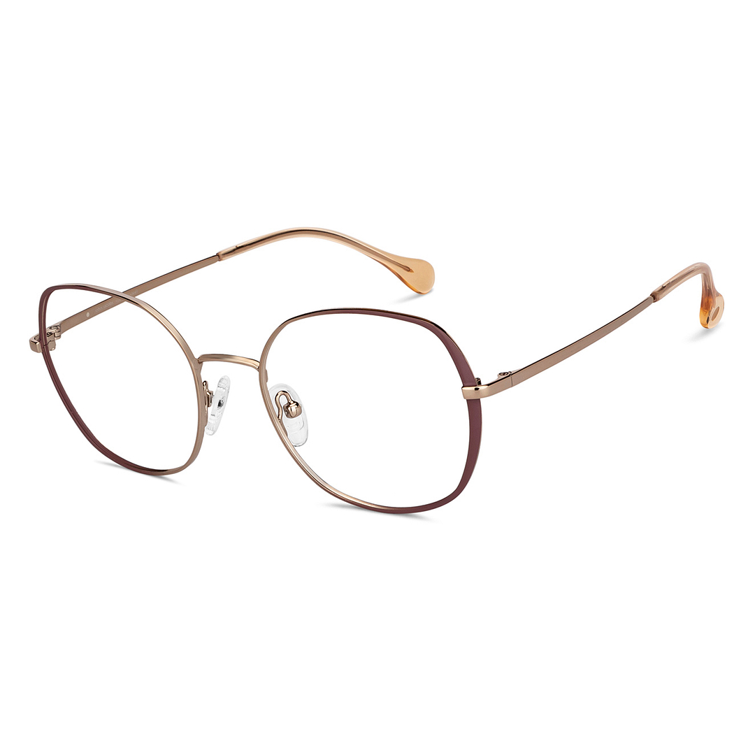 John Jacobs Online Light Brown Full Rim Round right side