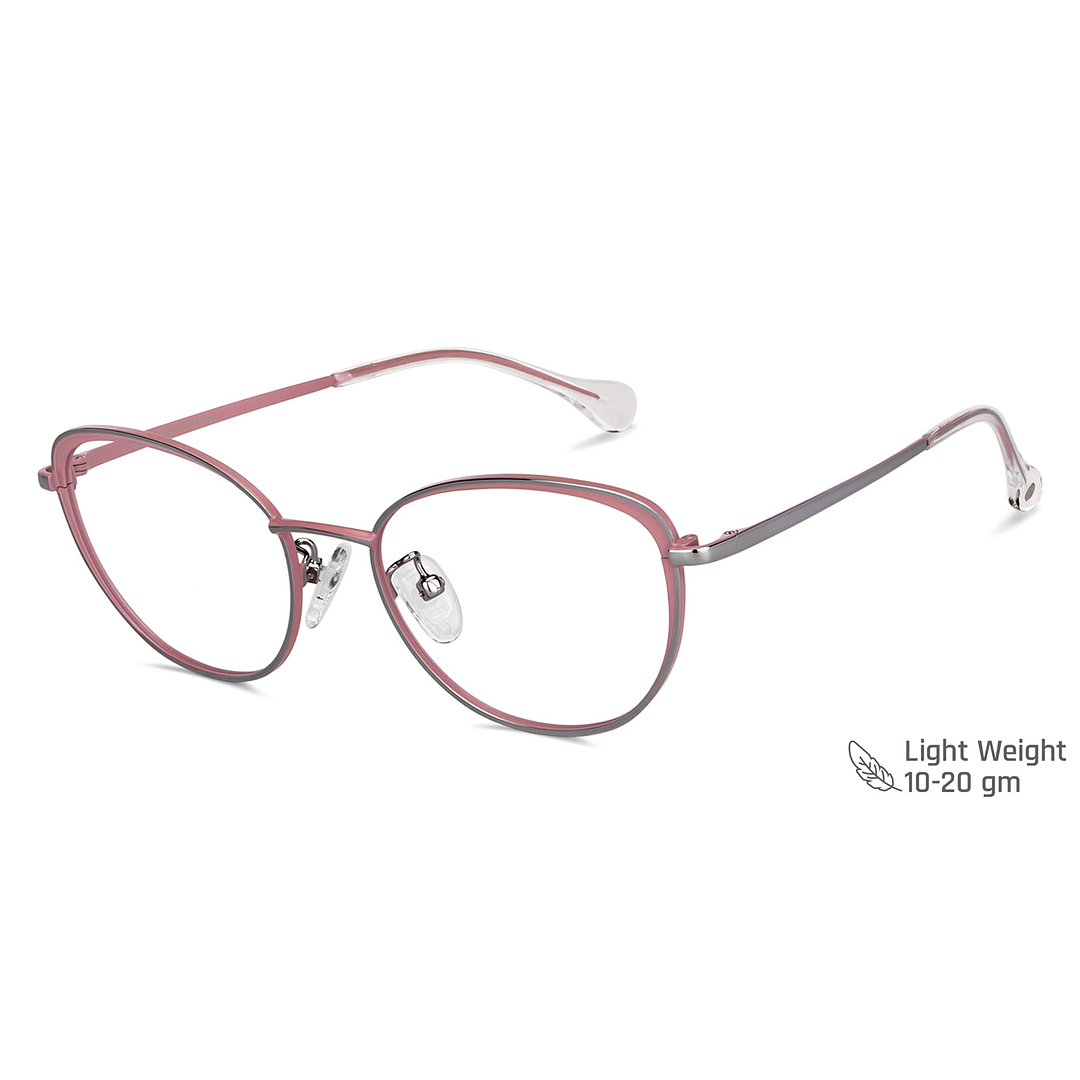 John Jacobs Online Silver Full Rim Round left side