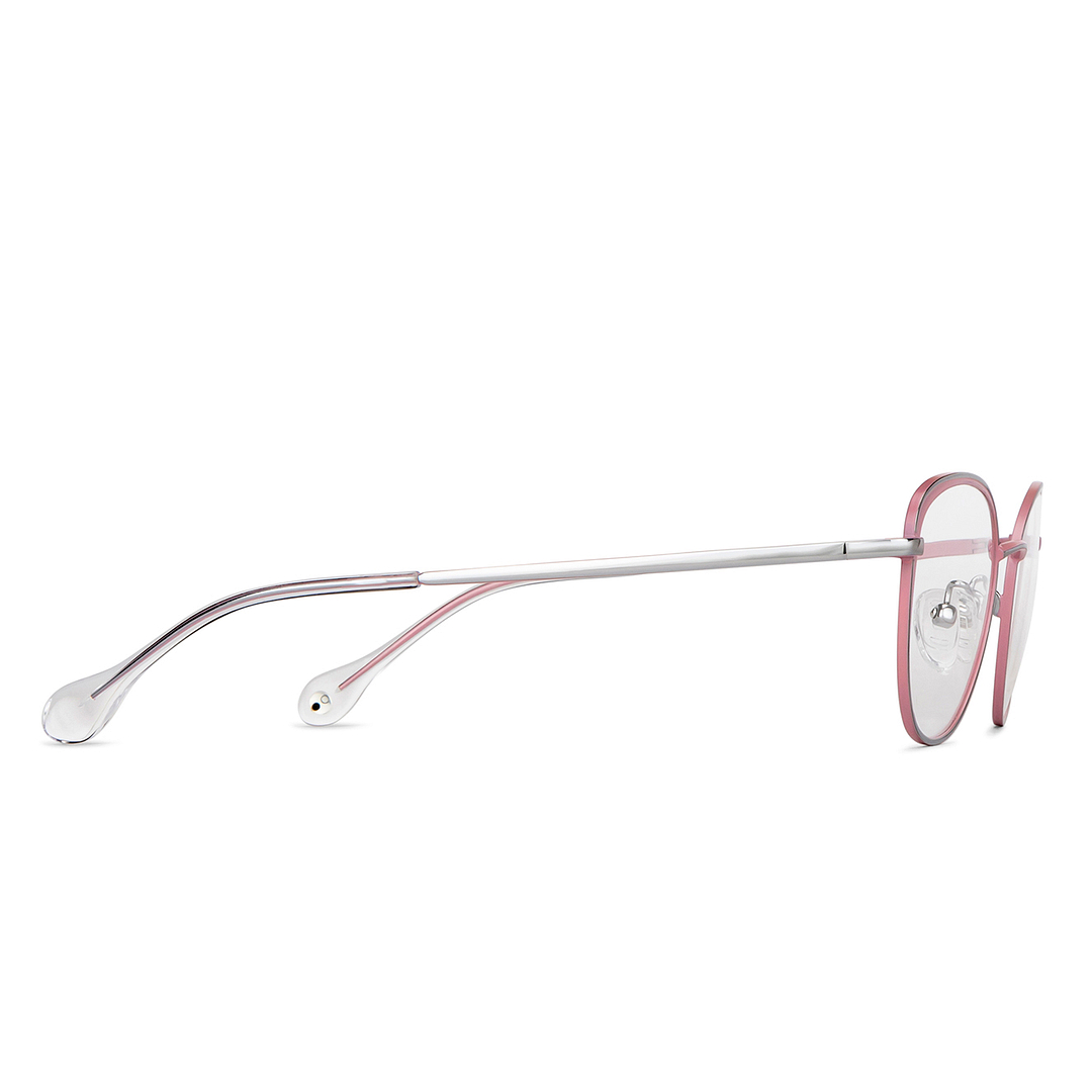 John Jacobs Online Silver Full Rim Round left side