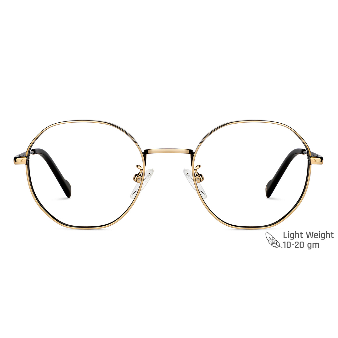 John Jacobs Black Full Rim Round right side