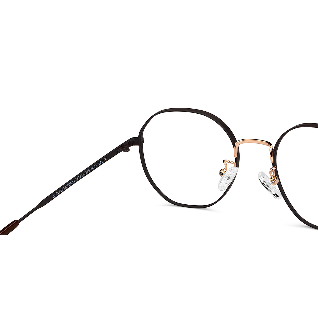 John Jacobs Online Gold Full Rim Round right side