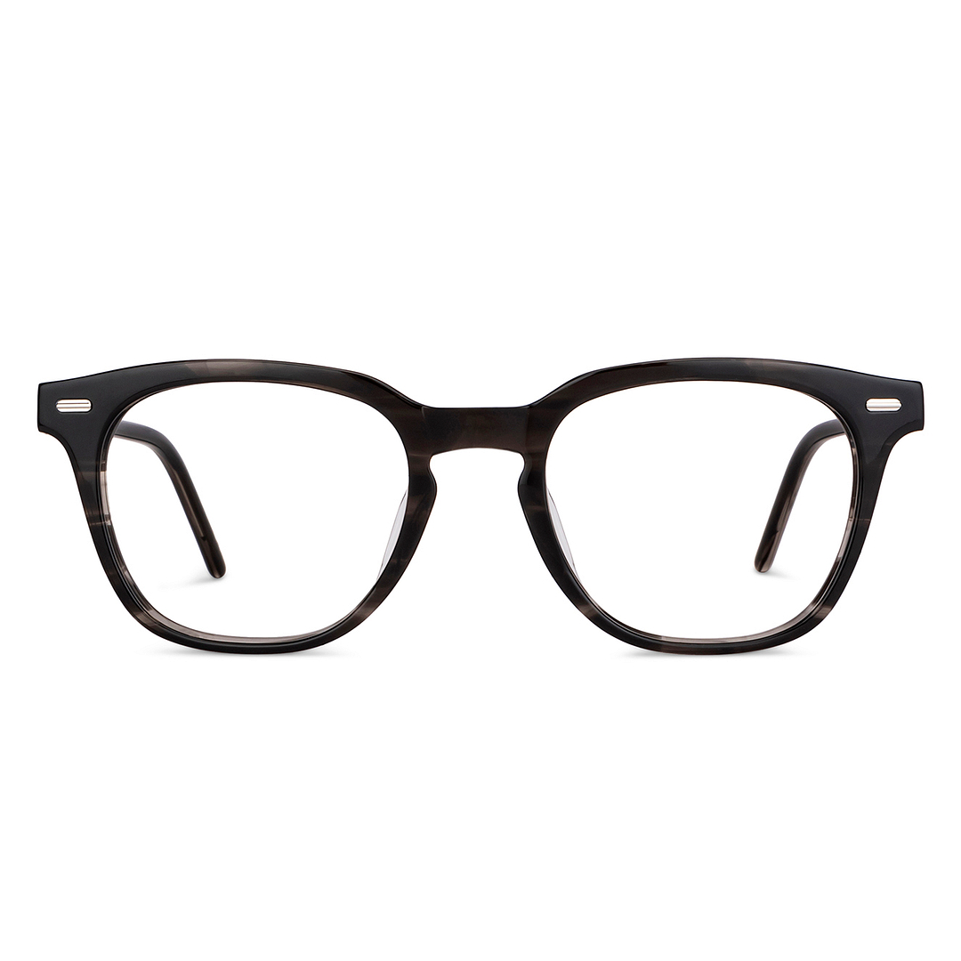 John Jacobs Black Full Rim Square right side