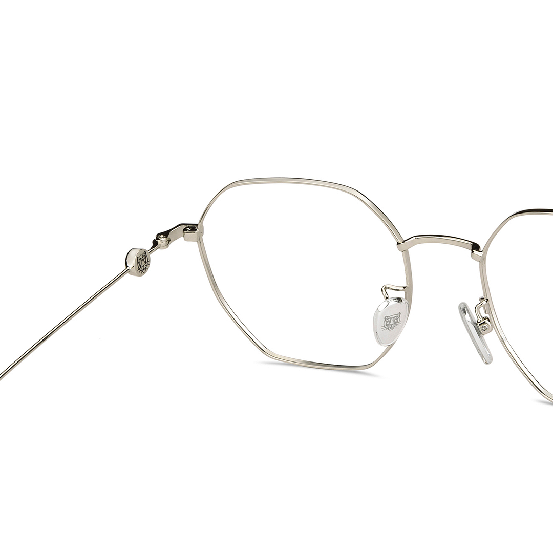 John Jacobs Online Silver Full Rim Round right side