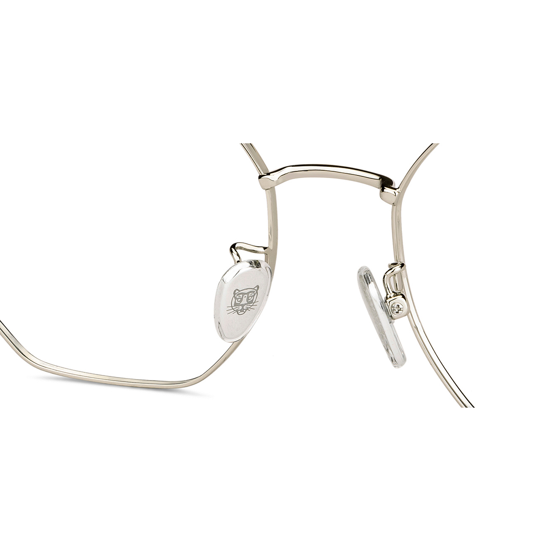 John Jacobs Online Silver Full Rim Round left side