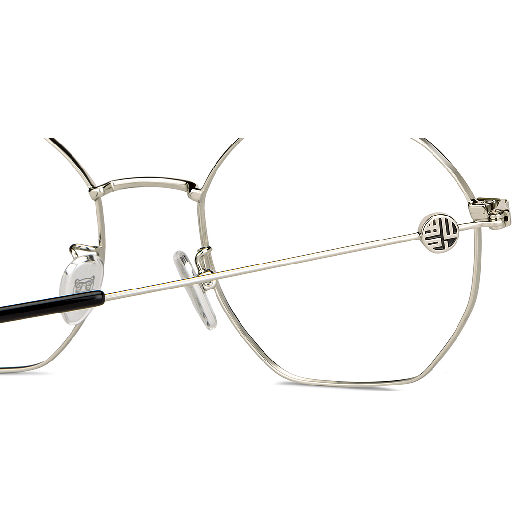 John Jacobs Online Silver Full Rim Round right side