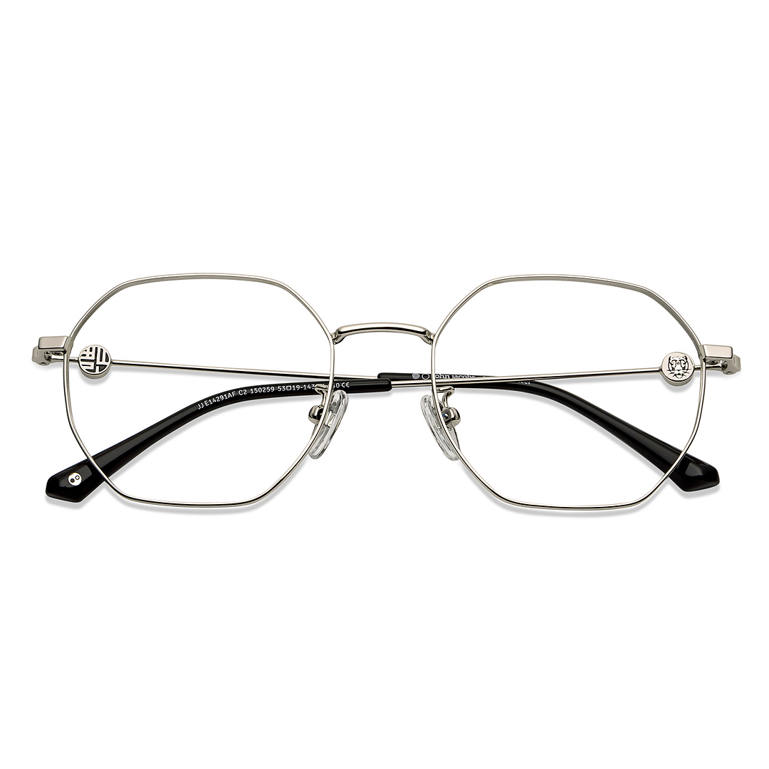 John Jacobs Online Silver Full Rim Round right side