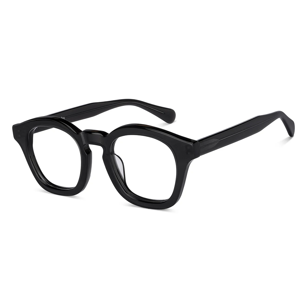 John Jacobs Online Black Full Rim Square right side