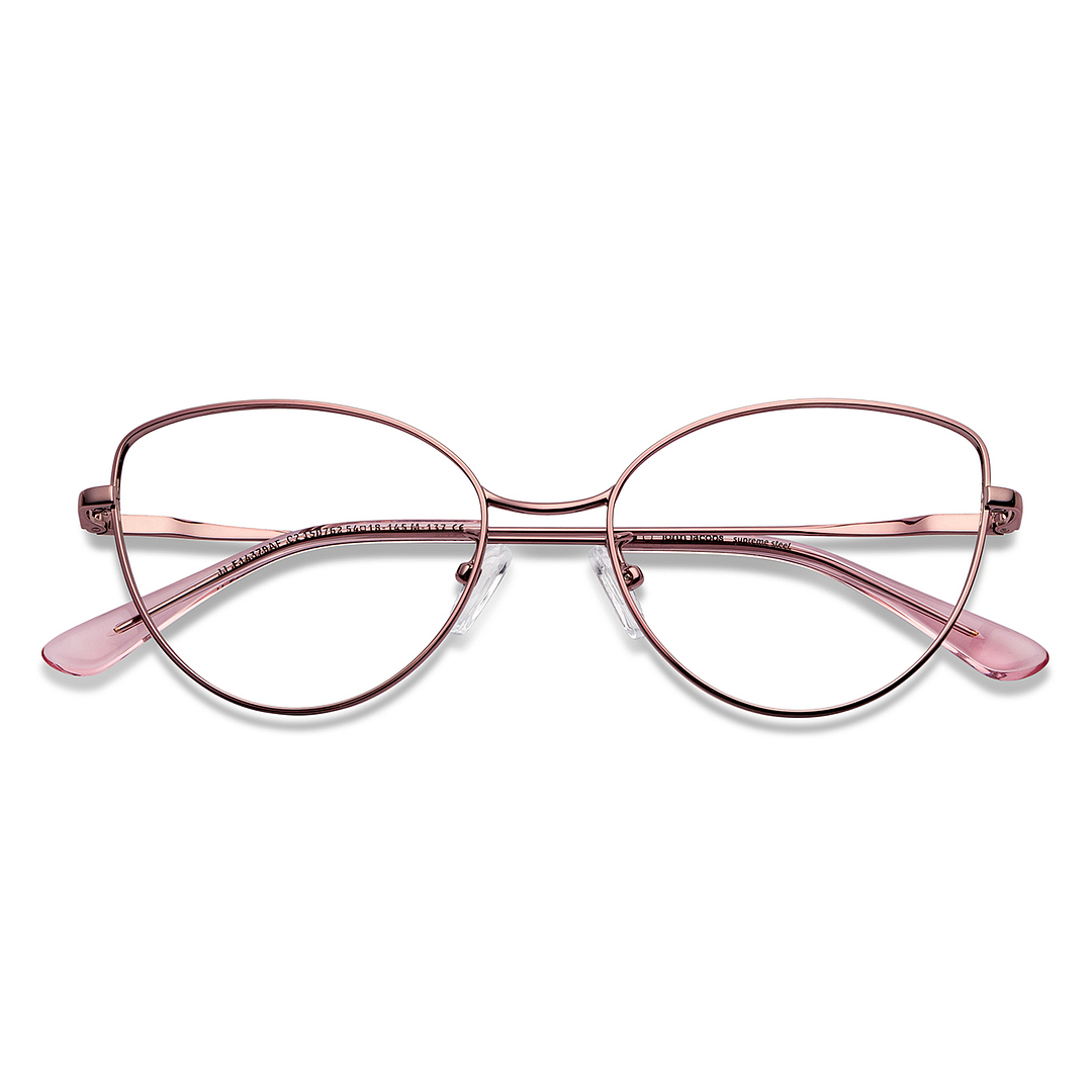 John Jacobs Online Purple Full Rim Cat Eye left side