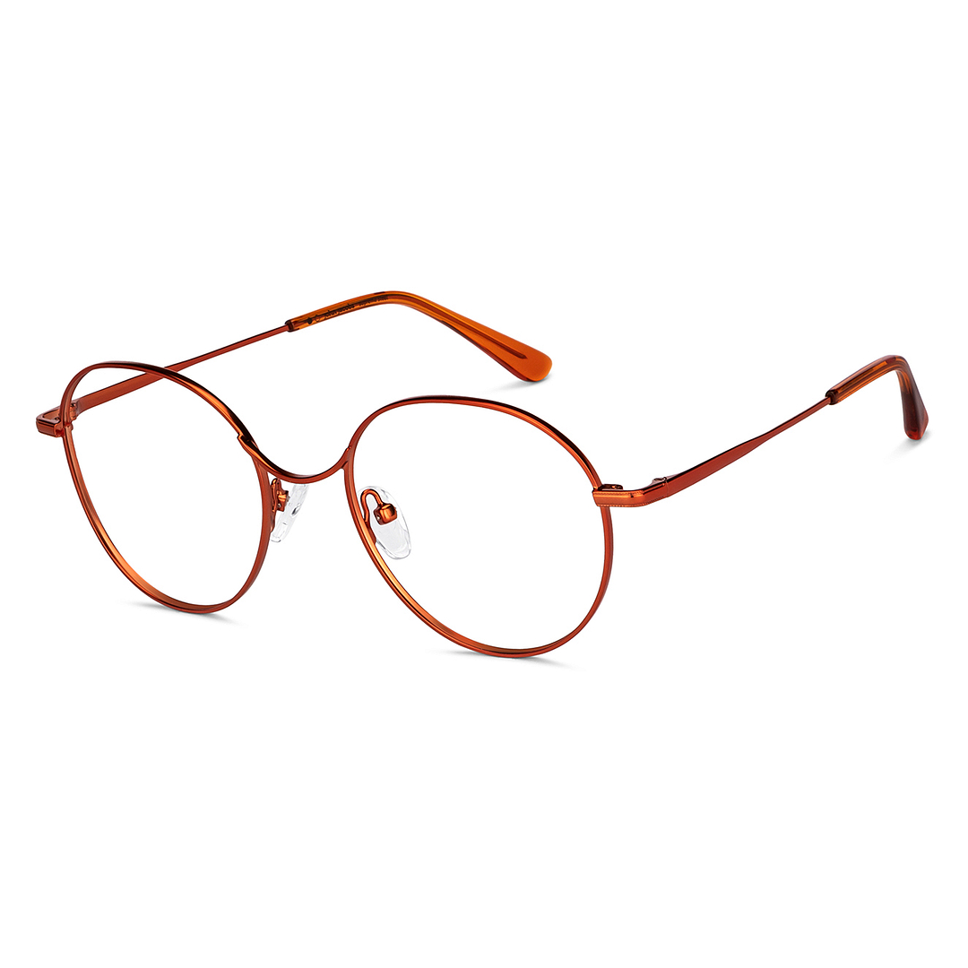 John Jacobs Online Dark Brown Full Rim Round left side