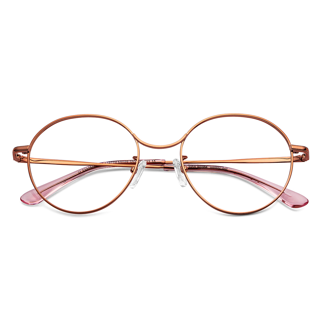 John Jacobs Online Dark Brown Full Rim Round left side