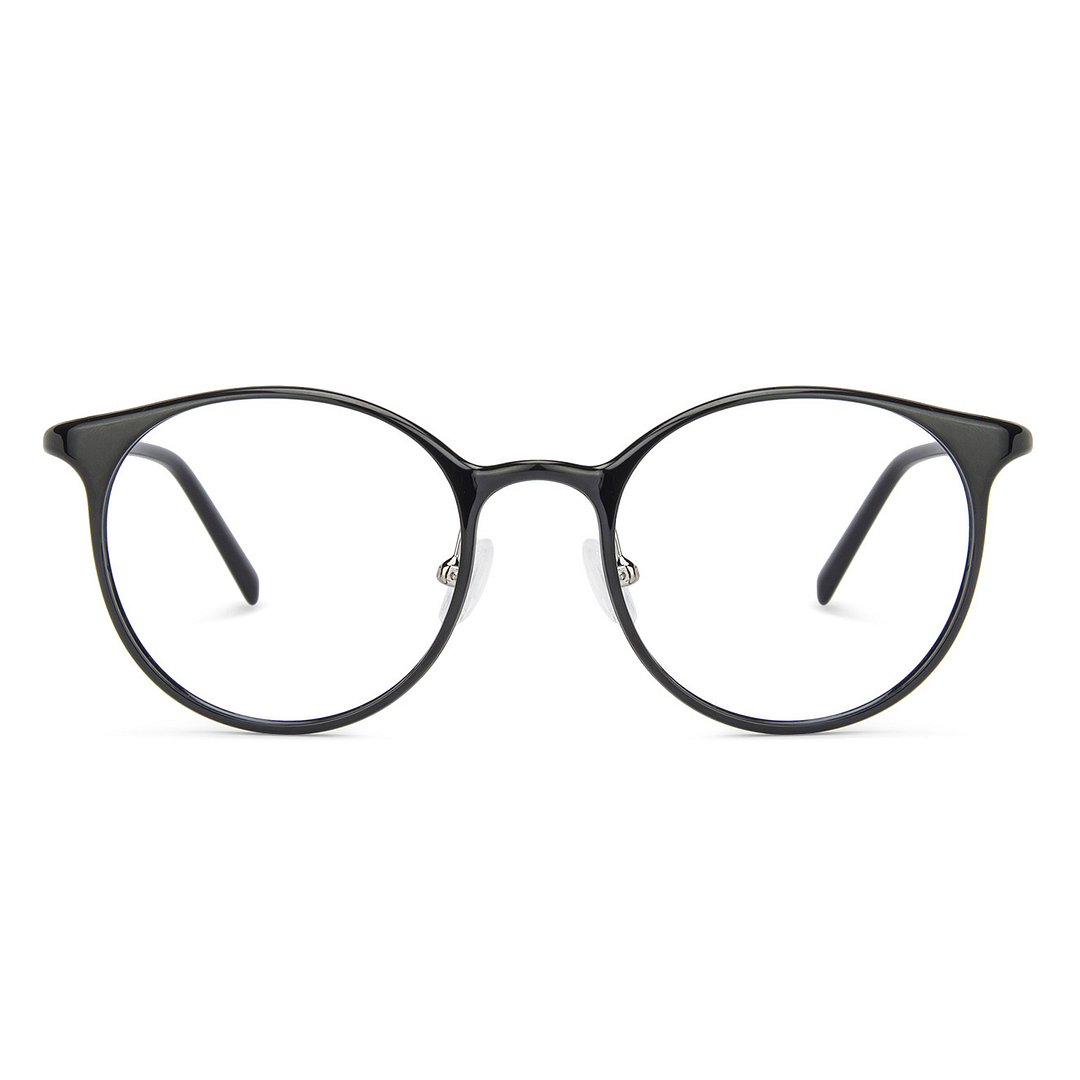 John Jacobs Online Black Full Rim Round left side